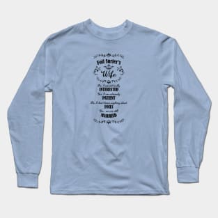 Foil Surfer's wife Long Sleeve T-Shirt